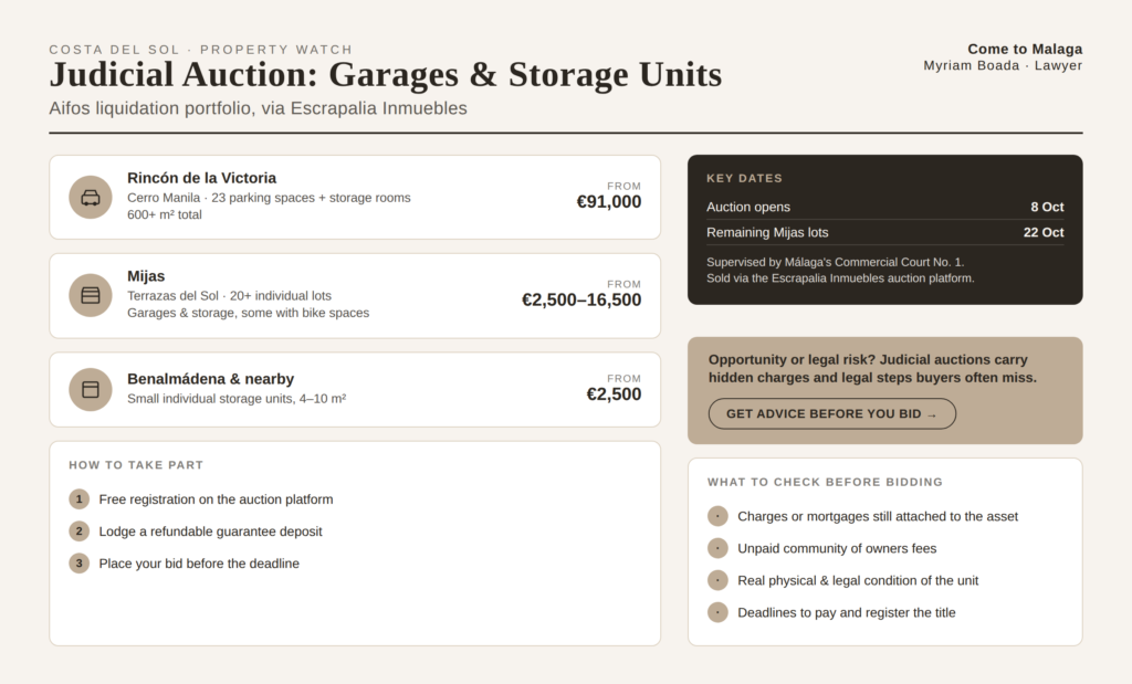 Costa del Sol property auction